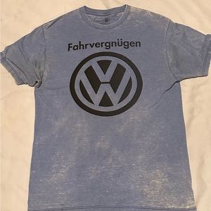 Men’s Large Volkswagen Logo Blue Tshirt